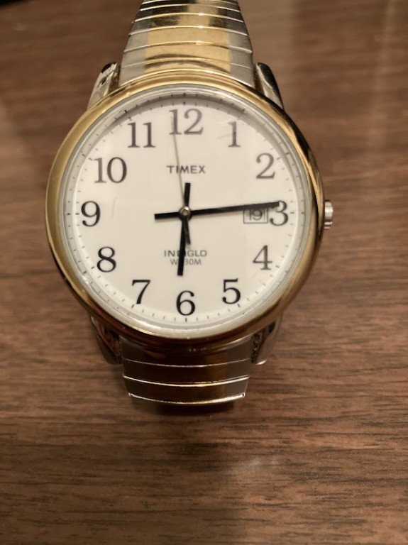 393 Timex indiglo Date Quartz